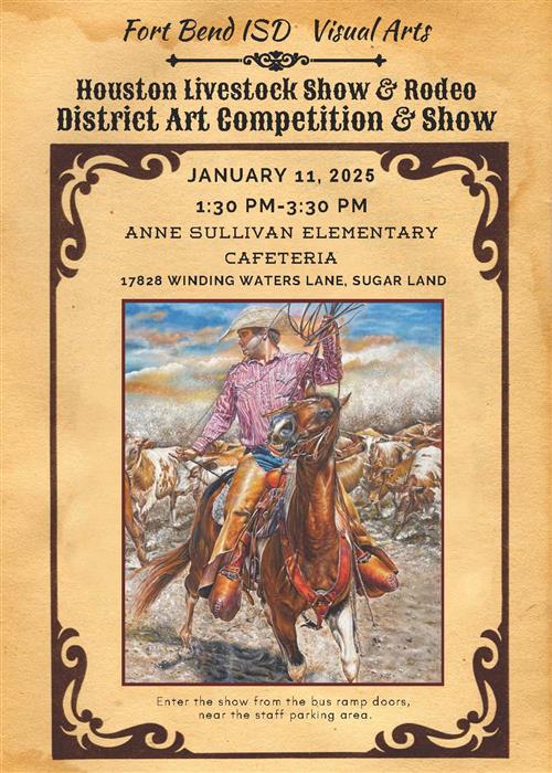 2025 Rodeo Art Show Poster